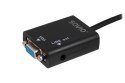 Adapter SAVIO cl-23 (HDMI M - D-Sub (VGA) F; 0,20m; kolor czarny)