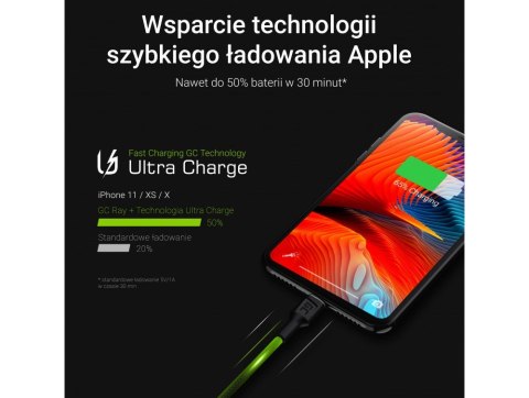 GREEN CELL ZESTAW KABLI KABGCSET06 3X KABEL GC RAY USB - LIGHTNING 200CM, BIAŁY LED GREEN CELL ZESTAW KABLI KABGCSET06 3X KABEL GC RAY USB - LIGHTNING 200CM, BIAŁY LED