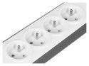 Listwa zasilająca Belkin Power Surge 4-PORT + 2xUSB-A 2.4A 525J Grey/White