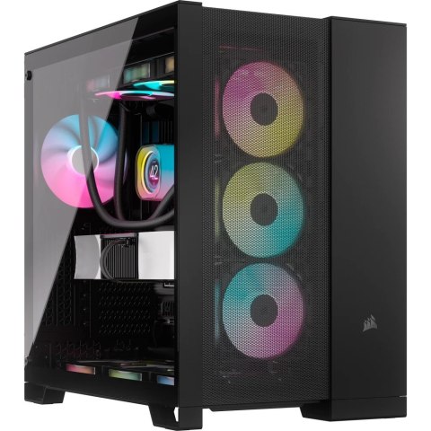 6500X Tempered Glass Mid-Tower, Black 6500X Tempered Glass Mid-Tower, Black