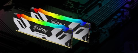 KINGSTON DDR5 32GB 6000MT/s CL32 DIMM (Kit of 2) FURY Renegade RGB XMP KINGSTON DDR5 32GB 6000MT/s CL32 DIMM (Kit of 2) FURY Renegade RGB XMP