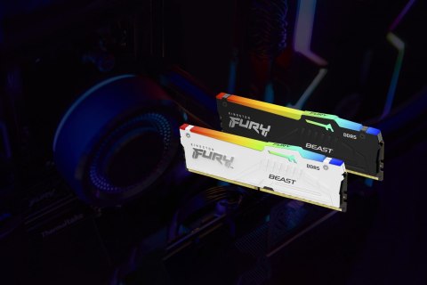 KINGSTON DDR5 64GB 6000MT/s CL30 DIMM (Kit of 2) FURY Beast RGB EXPO KINGSTON DDR5 64GB 6000MT/s CL30 DIMM (Kit of 2) FURY Beast RGB EXPO