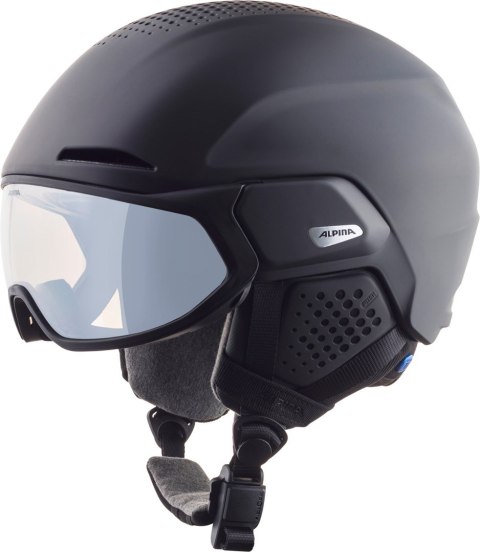 Kask narciarski ALPINA ALTO V BLACK MATT 59-63 Kask narciarski ALPINA ALTO V BLACK MATT 59-63