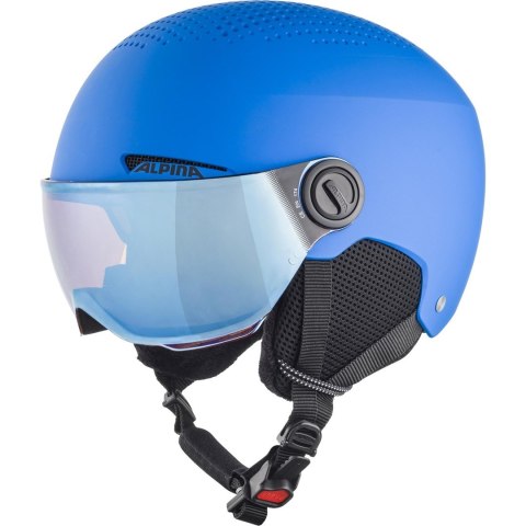 Kask narciarski ALPINA ZUPO VISOR Q-LITE BLUE 51-55 Kask narciarski ALPINA ZUPO VISOR Q-LITE BLUE 51-55