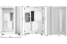 OBUDOWA BE QUIET! Light Base 600 DX White