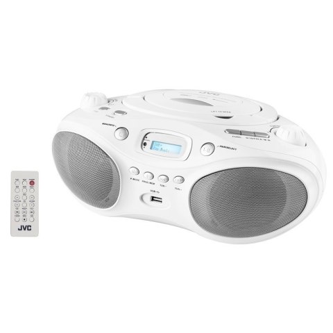 Radioodtwarzacz JVC RD-E661W-DAB Boombox white (WYPRZEDAŻ) Radioodtwarzacz JVC RD-E661W-DAB Boombox white (WYPRZEDAŻ)