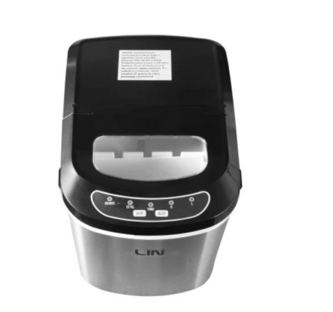 Kostkarka do lodu LIN ICE PRO-S12 srebrna (WYPRZEDAŻ) Kostkarka do lodu LIN ICE PRO-S12 srebrna (WYPRZEDAŻ)