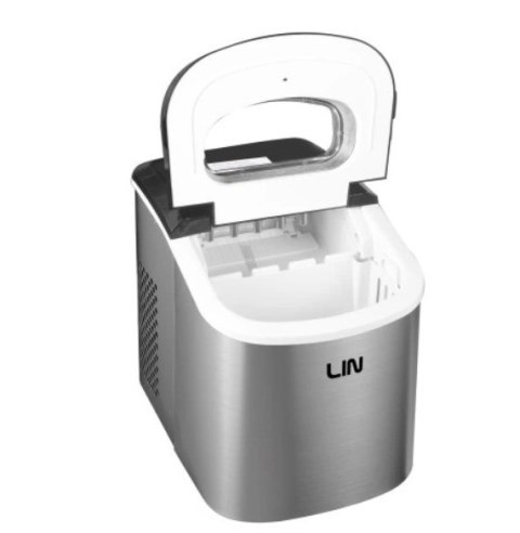Kostkarka do lodu LIN ICE PRO-S12 srebrna (WYPRZEDAŻ) Kostkarka do lodu LIN ICE PRO-S12 srebrna (WYPRZEDAŻ)