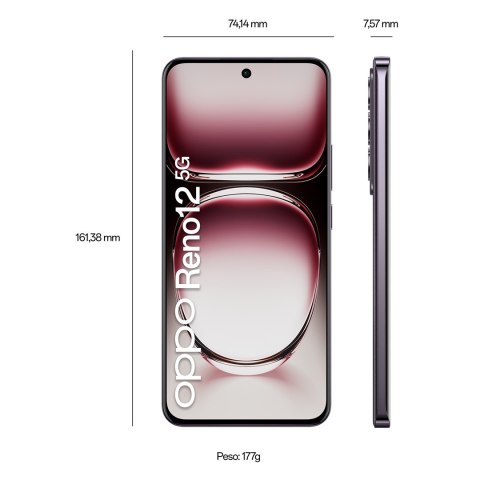 Smartfon Oppo Reno 12 5G 12/256GB Black Brown (WYPRZEDAŻ) Smartfon Oppo Reno 12 5G 12/256GB Black Brown (WYPRZEDAŻ)