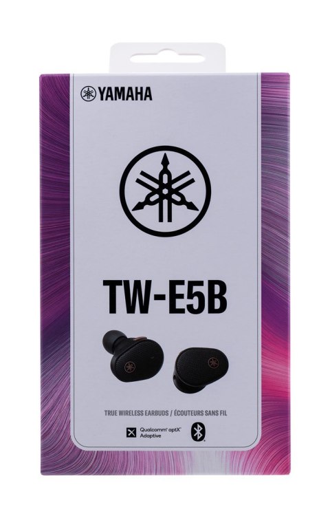 Słuchawki bezprzewodowe douszne Yamaha TW-E5B czarne Słuchawki bezprzewodowe douszne Yamaha TW-E5B czarne