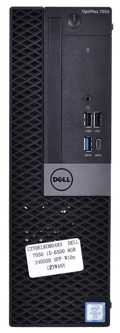 DELL OptiPlex 7050 i5-6500 8GB 256GB SSD SFF Win10pro UŻYWANY DELL OptiPlex 7050 i5-6500 8GB 256GB SSD SFF Win10pro UŻYWANY