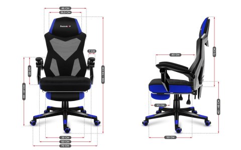 Fotel gamingowy HZ-Combat 3.0 Blue (WYPRZEDAŻ) Fotel gamingowy HZ-Combat 3.0 Blue (WYPRZEDAŻ)