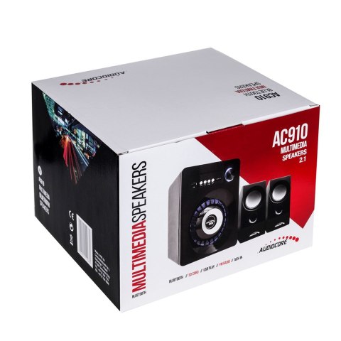 Zestaw głośników komputerowe AUDIOCORE AC910 (2.1; kolor czarny) Zestaw głośników komputerowe AUDIOCORE AC910 (2.1; kolor czarny)