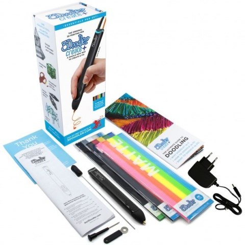 3DOODLER CREATE I PRO FILAMENT PLA 3MM, 25 SZTUK, 5 KOLORÓW (CZAR/BIA/NIEB/PRZEZ/SZAR), PL-MIXNEW1 3DOODLER CREATE I PRO FILAMENT PLA 3MM, 25 SZTUK, 5 KOLORÓW (CZAR/BIA/NIEB/PRZEZ/SZAR), PL-MIXNEW1