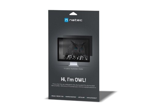 NATEC FILTR PRYWATYZUJĄCY OWL 27" 16:9 NFP-2118 (WYPRZEDAŻ) NATEC FILTR PRYWATYZUJĄCY OWL 27" 16:9 NFP-2118 (WYPRZEDAŻ)