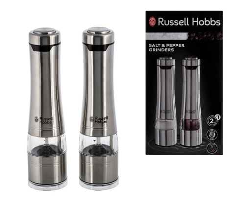 RUSSELL HOBBS ZESTAW MŁYNKÓW DO SOLI I PIEPRZU CLASSICS 23460-56 (WYPRZEDAŻ) RUSSELL HOBBS ZESTAW MŁYNKÓW DO SOLI I PIEPRZU CLASSICS 23460-56 (WYPRZEDAŻ)