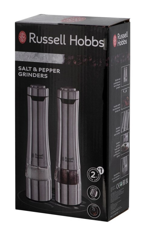 RUSSELL HOBBS ZESTAW MŁYNKÓW DO SOLI I PIEPRZU CLASSICS 23460-56 (WYPRZEDAŻ) RUSSELL HOBBS ZESTAW MŁYNKÓW DO SOLI I PIEPRZU CLASSICS 23460-56 (WYPRZEDAŻ)