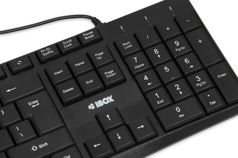 IBOX KLAWIATURA PRZEWODOWA ERIS, BLACK IBOX KLAWIATURA PRZEWODOWA ERIS, BLACK