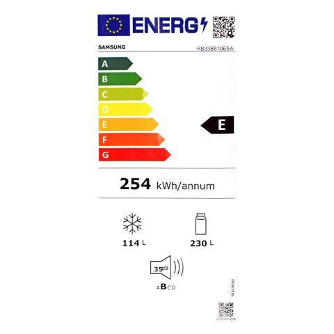 Chłodziarko-zamrażarka SAMSUNG RB33B610ESA Chłodziarko-zamrażarka SAMSUNG RB33B610ESA