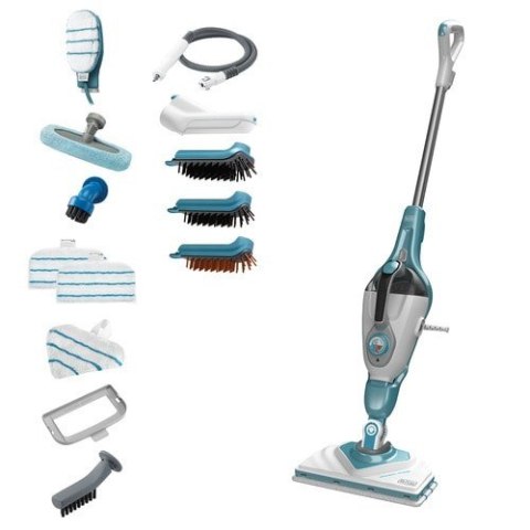 Mop parowy 1600W BLACK&DECKER BHSM1610DSM (WYPRZEDAŻ) Mop parowy 1600W BLACK&DECKER BHSM1610DSM (WYPRZEDAŻ)