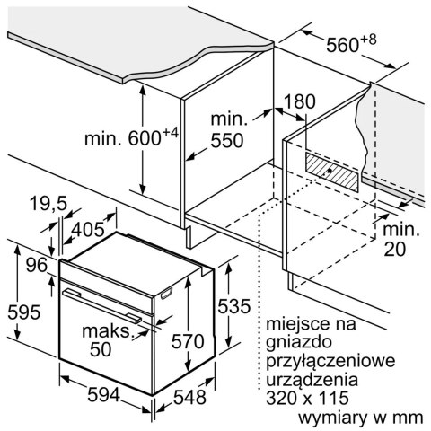 Piekarnik BOSCH HQG572EB3 Piekarnik BOSCH HQG572EB3