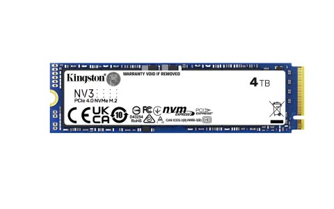Kingston DYSK SSD 4000G NV3 M.2 2280 PCIe 4.0 NVMe Kingston DYSK SSD 4000G NV3 M.2 2280 PCIe 4.0 NVMe