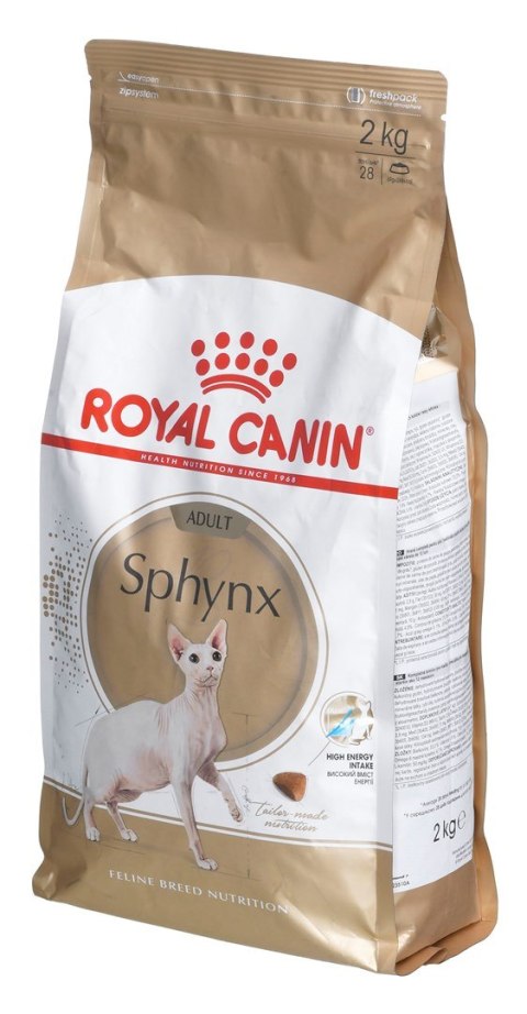 ROYAL CANIN FBN Sphynx Adult - sucha karma dla dorosłego kota - 2kg (WYPRZEDAŻ) ROYAL CANIN FBN Sphynx Adult - sucha karma dla dorosłego kota - 2kg (WYPRZEDAŻ)