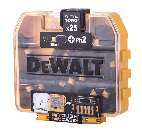 Końcówki do wkrętarki 2x25/25szt. DT70555T DEWALT Końcówki do wkrętarki 2x25/25szt. DT70555T DEWALT