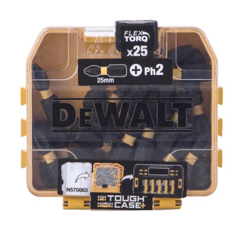 Końcówki do wkrętarki 2x25/25szt. DT70555T DEWALT Końcówki do wkrętarki 2x25/25szt. DT70555T DEWALT