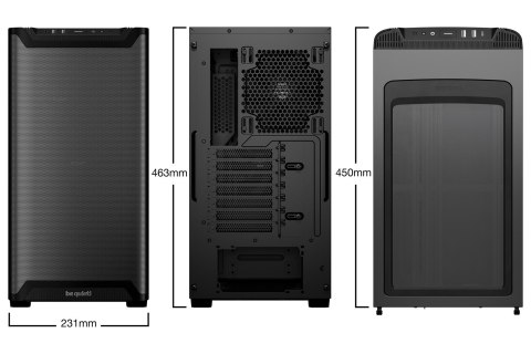 OBUDOWA BE QUIET! PURE BASE 501 Airflow Window Black OBUDOWA BE QUIET! PURE BASE 501 Airflow Window Black