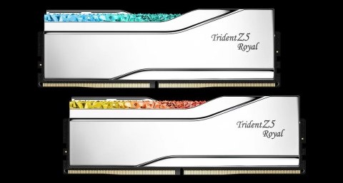 G.SKILL TRIDENT Z5 ROYAL RGB DDR5 2X48GB 6400MHZ CL32 XMP3 SILVER F5-6400J3239F48GX2-TR5S G.SKILL TRIDENT Z5 ROYAL RGB DDR5 2X48GB 6400MHZ CL32 XMP3 SILVER F5-6400J3239F48GX2-TR5S