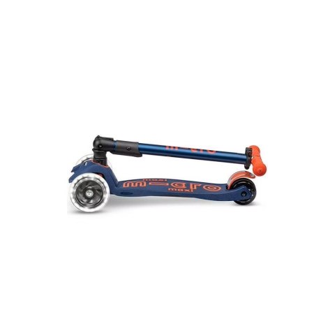 Micro Składana hulajnoga trójkołowa Deluxe Foldable LED Navy/Red Micro Składana hulajnoga trójkołowa Deluxe Foldable LED Navy/Red