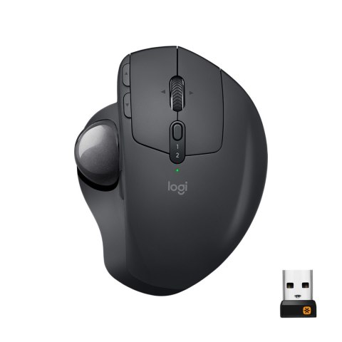 Mysz Logitech MX Ergo 910-005179 (optyczna; 2048 DPI; kolor czarny) (WYPRZEDAŻ)