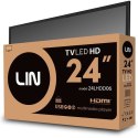 Telewizor Lin 24LHDD06 LED 24'' HD Ready DVB-T2 Czarny