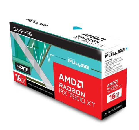 Karta graficzna SAPPHIRE Radeon RX 7600 XT PULSE Gaming OC 16GB (WYPRZEDAŻ) Karta graficzna SAPPHIRE Radeon RX 7600 XT PULSE Gaming OC 16GB (WYPRZEDAŻ)