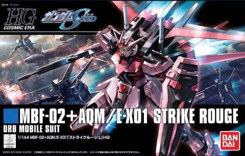 HGCE 1/144 MBF-02+AQM / E-X01 STRIKE ROUGE HGCE 1/144 MBF-02+AQM / E-X01 STRIKE ROUGE