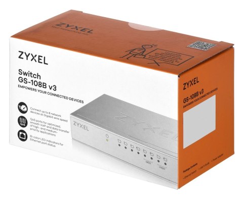 Switch Zyxel GS-108B 8p Unmanaged Gigabit Switch Zyxel GS-108B 8p Unmanaged Gigabit