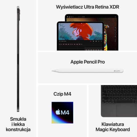 Apple 11-inch iPad Pro (M4) WiFi 256GB with Standard glass - Space Black Apple 11-inch iPad Pro (M4) WiFi 256GB with Standard glass - Space Black