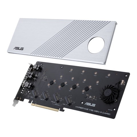 Kontroler ASUS Hyper M.2 PCIe 4.0 x16, 4x M.2 NVMe (2242/2260/2280/22110) GEN 4 (WYPRZEDAŻ) Kontroler ASUS Hyper M.2 PCIe 4.0 x16, 4x M.2 NVMe (2242/2260/2280/22110) GEN 4 (WYPRZEDAŻ)