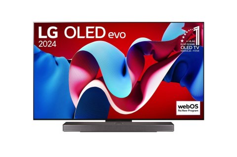 Telewizor LG OLED77C41LA OLED 77'' 4K Ultra HD 120Hz WebOS Dolby Atmos Czarny Telewizor LG OLED77C41LA OLED 77'' 4K Ultra HD 120Hz WebOS Dolby Atmos Czarny