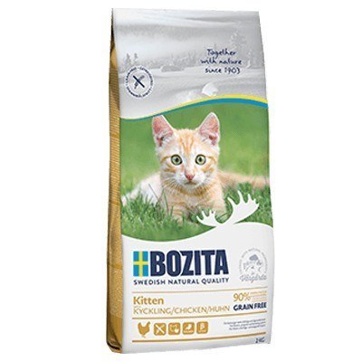 BOZITA Kitten Grain free Chicken - sucha karma dla kociąt - 2kg (WYPRZEDAŻ) BOZITA Kitten Grain free Chicken - sucha karma dla kociąt - 2kg (WYPRZEDAŻ)