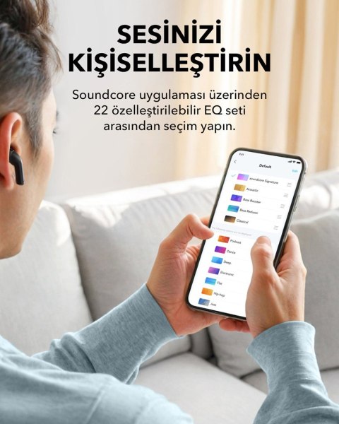 Słuchawki bezprzewodowe Soundcore K20i Czarne Słuchawki bezprzewodowe Soundcore K20i Czarne