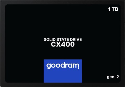 DYSK SSD GOODRAM CX400 Gen2 1TB SATA III 2,5 RETAIL (WYPRZEDAŻ)