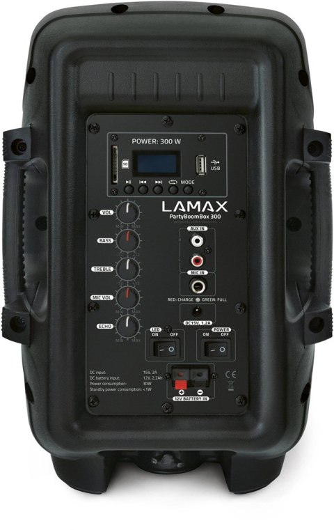 Głośnik LAMAX Party BoomBox 300 (WYPRZEDAŻ) Głośnik LAMAX Party BoomBox 300 (WYPRZEDAŻ)