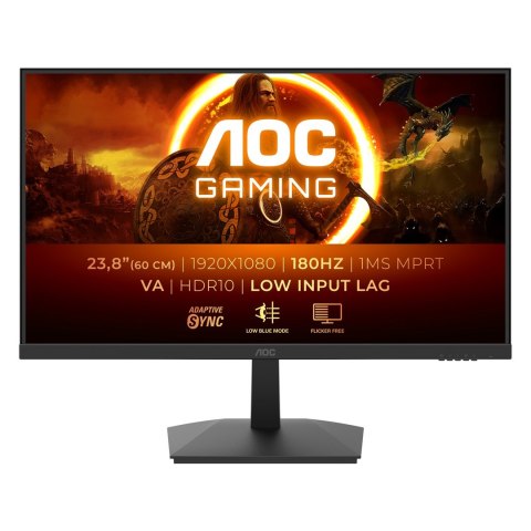 Monitor AOC GAMING 24G15N2 23,8" FHD VA/180HZ 16:9 1MS ADAPTIVESYNC Czarny Monitor AOC GAMING 24G15N2 23,8" FHD VA/180HZ 16:9 1MS ADAPTIVESYNC Czarny