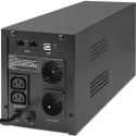 QOLTEC ZASILACZ AWARYJNY UPS LINE INTERACTIVE | MONOLITH | 2000VA | 1200W | LCD | USB (WYPRZEDAŻ)