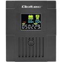 QOLTEC ZASILACZ AWARYJNY UPS LINE INTERACTIVE | MONOLITH | 2000VA | 1200W | LCD | USB (WYPRZEDAŻ)