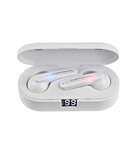 ESPERANZA SŁUCHAWKI DOUSZNE BLUETOOTH TWS PHOEBE EH230W ESPERANZA SŁUCHAWKI DOUSZNE BLUETOOTH TWS PHOEBE EH230W