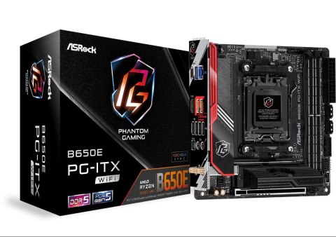 Płyta główna Asrock B650E PG-ITX WIFI (WYPRZEDAŻ) Płyta główna Asrock B650E PG-ITX WIFI (WYPRZEDAŻ)