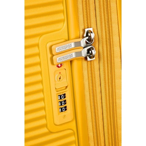 Kabinowa walizka American Tourister Soundbox EXP - golden yellow Kabinowa walizka American Tourister Soundbox EXP - golden yellow